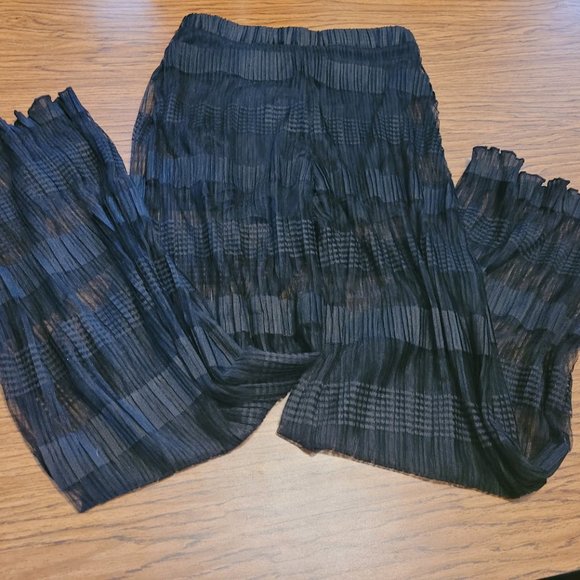 Sheer Wide Leg Pants - Picture 5 of 9